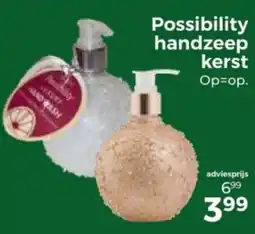 Trekpleister Possibility handzeep kerst aanbieding