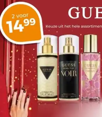 Trekpleister Guess bodymist aanbieding