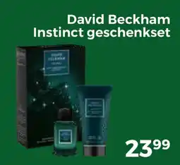 Trekpleister David Beckham Instinct geschenkset aanbieding
