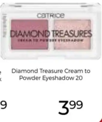 Trekpleister Diamond Treasure Cream to Powder Eyeshadow 20 aanbieding