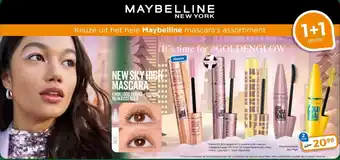 Trekpleister Keuze uit het hele Maybelline mascara's assortiment aanbieding
