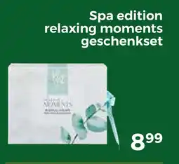 Trekpleister Spa edition relaxing moments geschenkset aanbieding