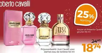 Trekpleister Keuze uit Roberto Cavalli geuren 50 ml. aanbieding