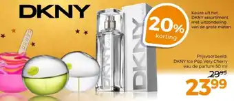 Trekpleister Keuze uit het DKNY assortiment met uitzondering van de grote maten aanbieding