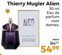 Trekpleister Thierry Mugler Alien aanbieding