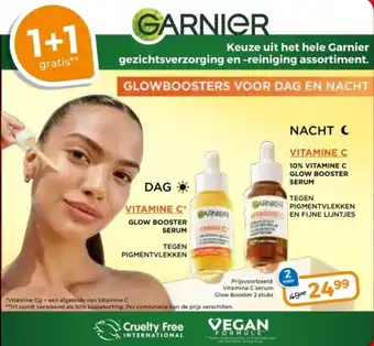 Trekpleister Keuze uit het hele Garnier gezichtsverzorging en reiniging assortiment. aanbieding