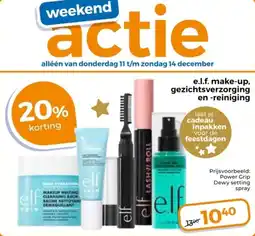 Trekpleister E.l.f. make-up, gezichtsverzorging en reiniging aanbieding