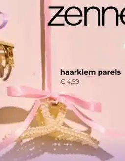 Trekpleister Haarklem parels aanbieding