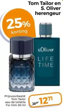 Trekpleister Tom Tailor en S. Oliver herengeur aanbieding