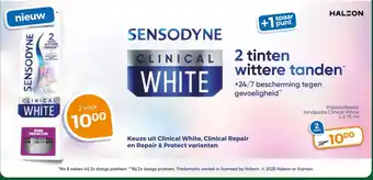 Trekpleister Keuze uit Clinical White, Clinical Repair en Repair & Protect varianten aanbieding