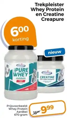 Trekpleister Trekpleister Whey Protein en Creatine Creapure aanbieding