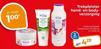 Trekpleister Trekpleister hand en bodyverzorging aanbieding