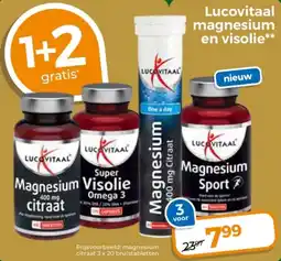 Trekpleister Lucovitaal magnesium en visolie aanbieding