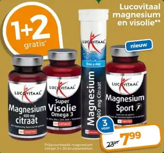 Trekpleister Lucovitaal magnesium en visolie aanbieding