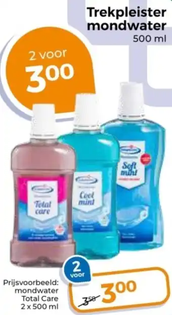 Trekpleister Trekpleister mondwater aanbieding