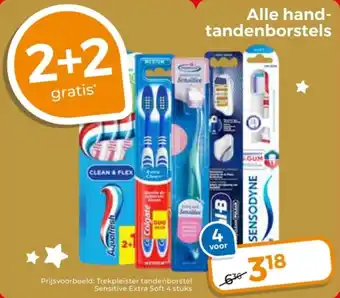 Trekpleister Alle handtandenborstels aanbieding