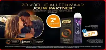 Trekpleister Durex glijmiddel Perfect Gliss aanbieding
