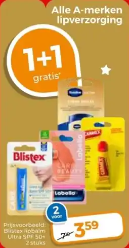 Trekpleister Alle A-merken lipverzorging aanbieding