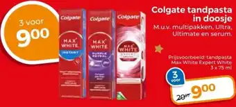 Trekpleister Colgate tandpasta in doosje aanbieding