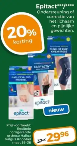 Trekpleister Epitact aanbieding