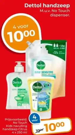 Trekpleister Dettol handzeep aanbieding