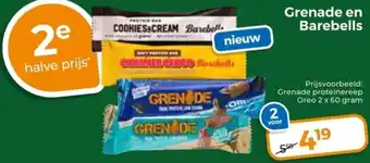 Trekpleister Grenade en Barebells aanbieding