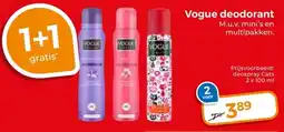 Trekpleister Vogue deodorant aanbieding