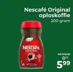 Trekpleister Nescafé Original oploskoffie aanbieding