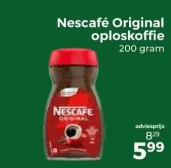 Trekpleister Nescafé Original oploskoffie aanbieding