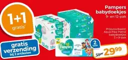 Trekpleister Pampers babydoekjes aanbieding