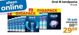 Trekpleister Oral-B tandpasta aanbieding