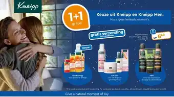 Trekpleister Keuze uit Kneipp en Kneipp Men. aanbieding