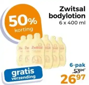 Trekpleister Zwitsal bodylotion aanbieding