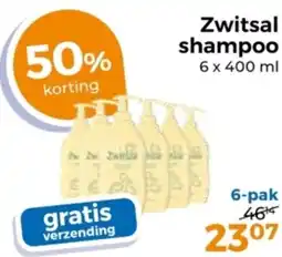 Trekpleister Zwitsal shampoo aanbieding