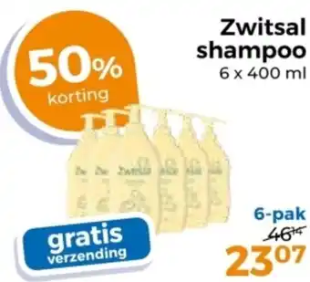 Trekpleister Zwitsal shampoo aanbieding