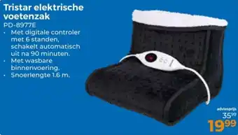 Trekpleister Tristar elektrische voetenzak PD-8977E aanbieding