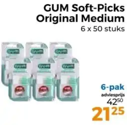 Trekpleister GUM Soft-Picks Original Medium aanbieding