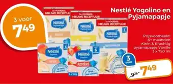 Trekpleister Nestlé Yogolino en Pyjamapapje aanbieding