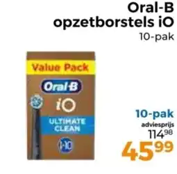 Trekpleister Oral-B opzetborstels iO aanbieding