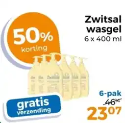 Trekpleister Zwitsal wasgel aanbieding