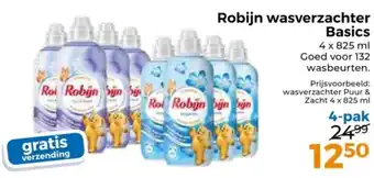 Trekpleister Robijn wasverzachter Basics aanbieding