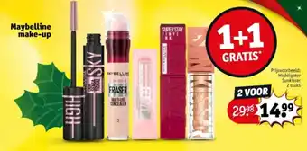 Kruidvat Maybelline make-up aanbieding