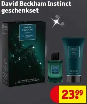 Kruidvat David Beckham Instinct geschenkset aanbieding
