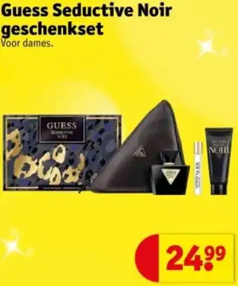 Kruidvat Guess Seductive Noir geschenkset aanbieding