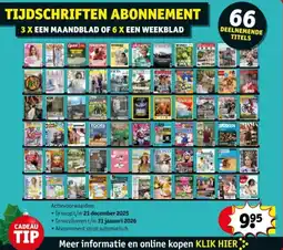 Kruidvat Tijdschriften abonnement aanbieding