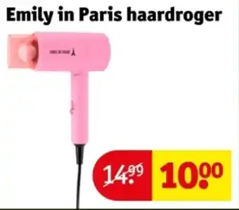 Kruidvat Emily in Paris haardroger aanbieding