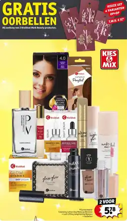 Kruidvat Kruidvat Merk Beauty producten. aanbieding