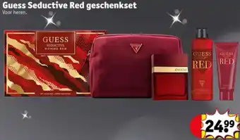 Kruidvat Guess Seductive Red geschenkset aanbieding