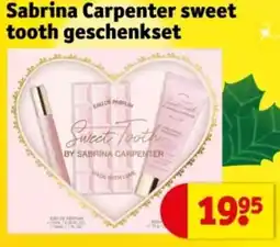 Kruidvat Sabrina Carpenter sweet tooth geschenkset aanbieding
