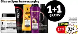 Kruidvat Gliss en Syoss haarverzorging aanbieding